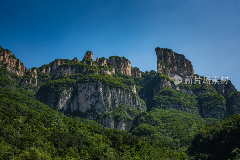 太行山山脉高山自然风景