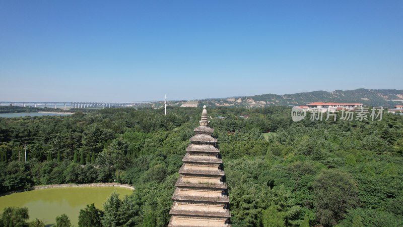 三门峡蛤蟆塔宝轮寺塔