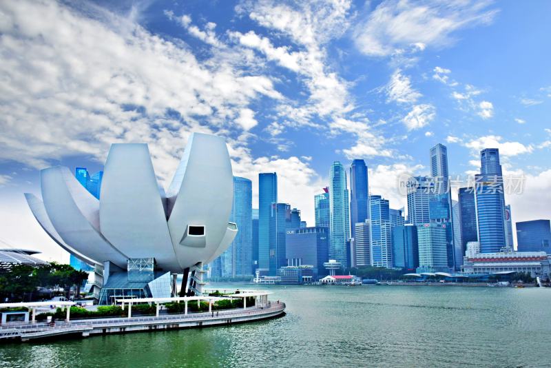 新加坡城市建筑城市风光