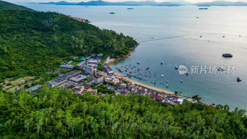 航拍深圳龙岗南澳风光