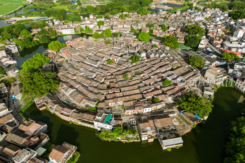 广东肇庆市黎槎村八卦村