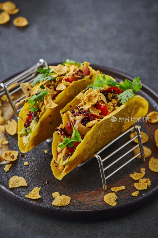 墨西哥美食小吃 酥脆玉米片塔克