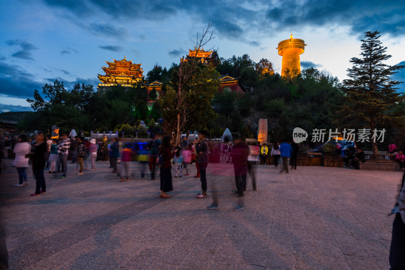 云南香格里拉独克宗古城大昭寺