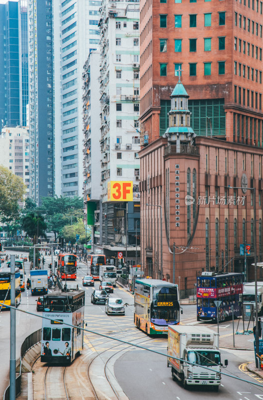 香港中环城市风光