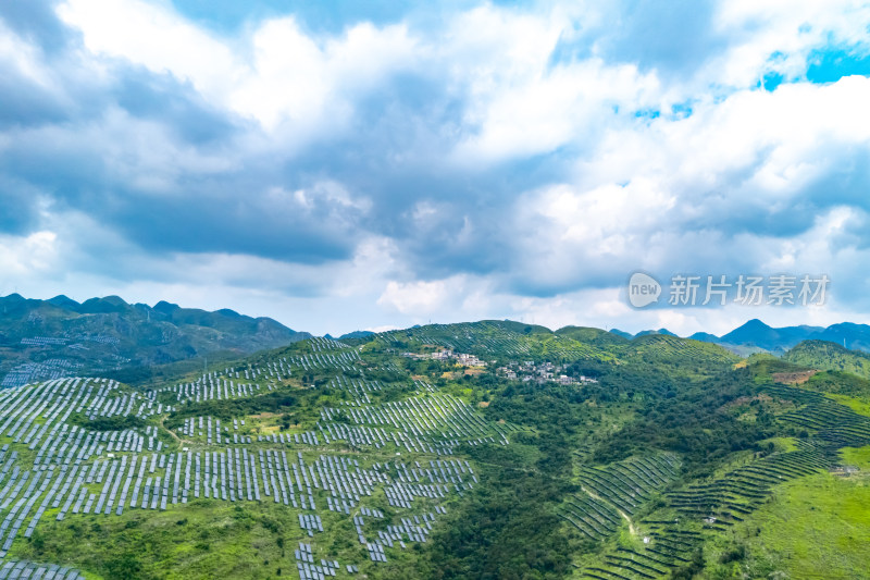 太阳能山地光伏喀斯特地貌
