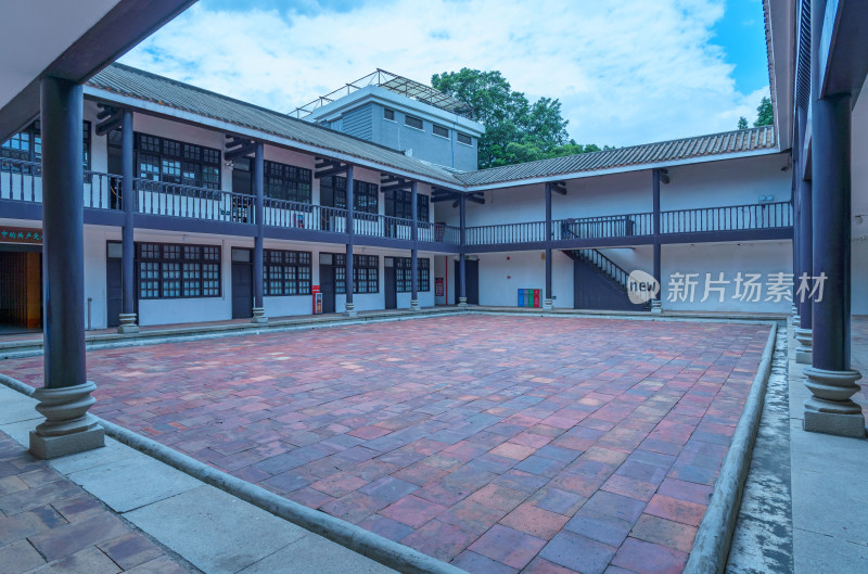 广州长洲岛黄埔军校旧址纪念馆中式传统建筑
