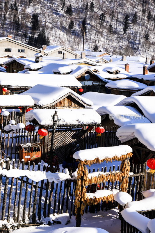 冬季黑龙江省牡丹江雪乡