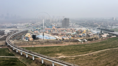 西安沣东湿地公园游乐场