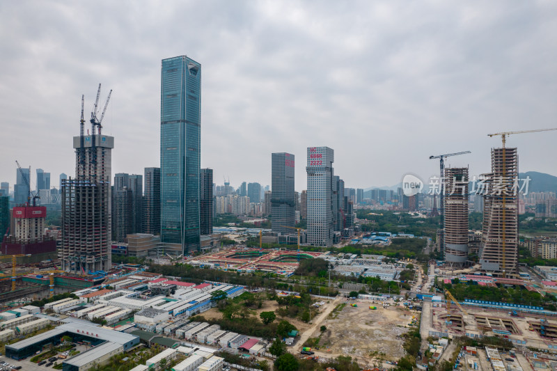 深圳湾超级总部基地建设工地