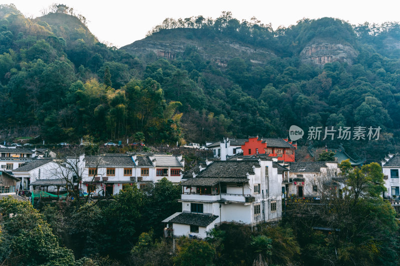 黄山市道教齐云山景区风光