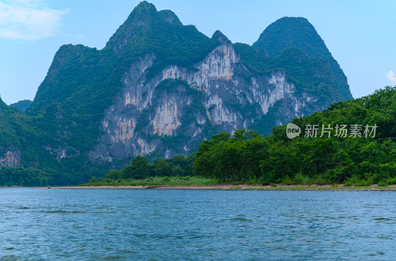 桂林漓江九马画山景点自然山水风光