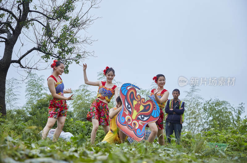 云和梯田开犁节现场