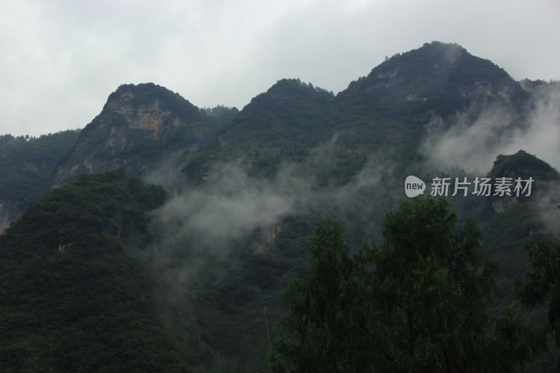 雨后深山云雾实拍