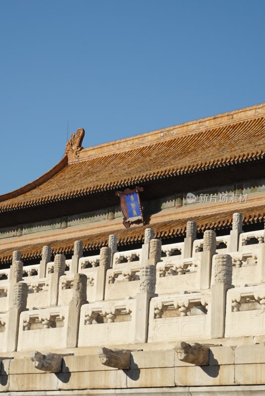 北京故宫宫殿建筑局部