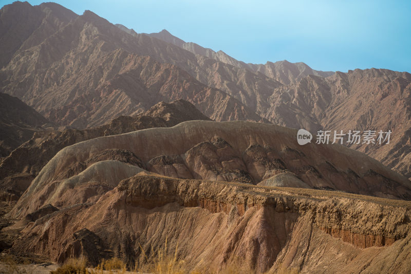 甘肃张掖七彩丹霞风景