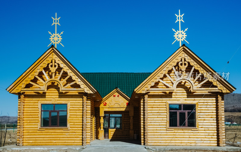 内蒙古自治区呼伦贝尔室韦木建筑