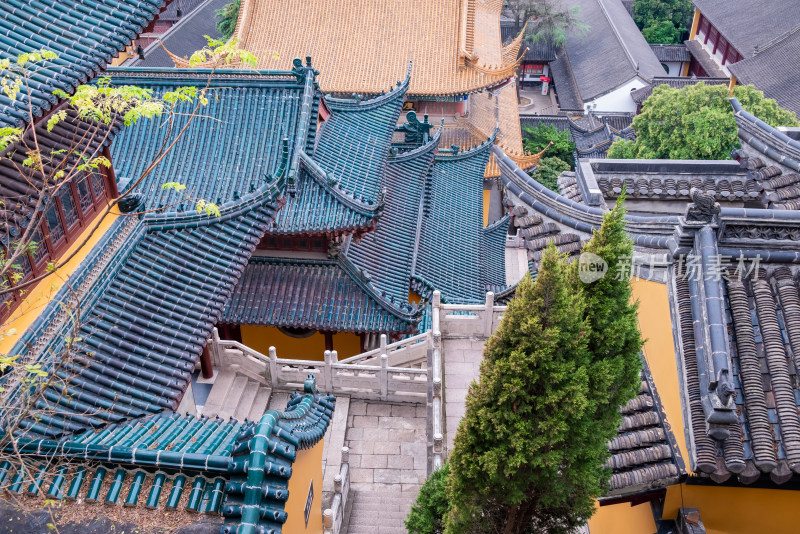 江苏镇江市金山公园江天禅寺建筑