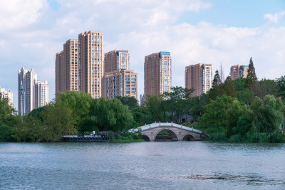 江苏泰州市望海楼景区风景