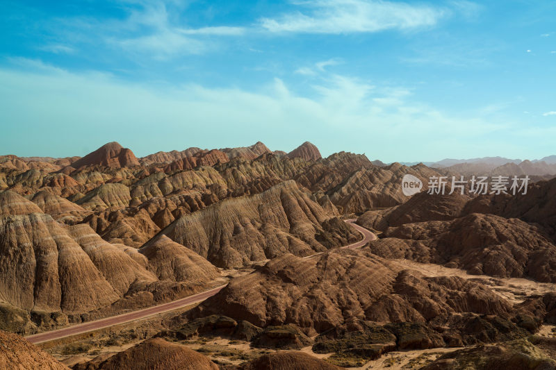 甘肃张掖七彩丹霞风景