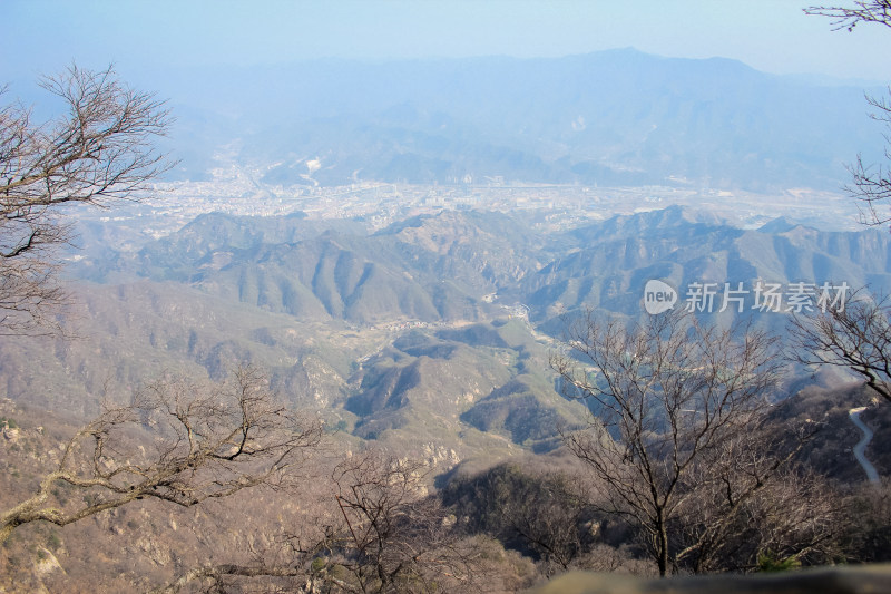 中国河南洛阳老君山中的山峰