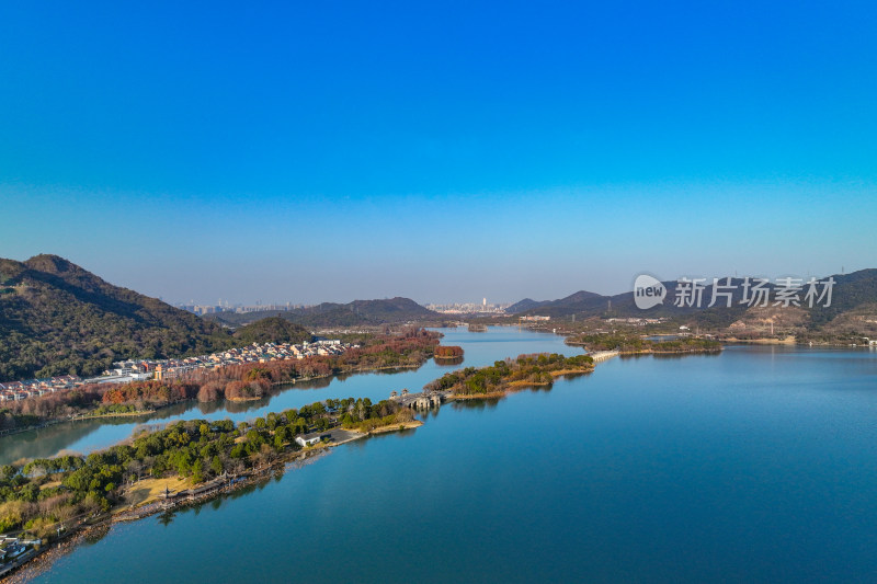 杭州湘湖景区山水风光