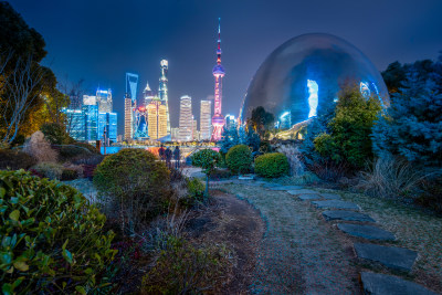 上海小巨蛋夜景