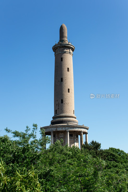 大连旅顺白玉山景区白玉山塔