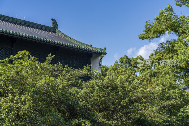 杭州西湖景区文澜阁风景