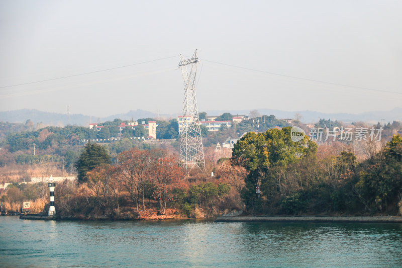 湖北宜昌葛洲坝坝区特高压电线电力输送