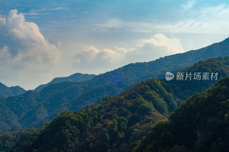 河南洛阳白云山风景区秋色