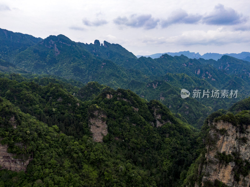 祖国壮丽山河湖南张家界风光航拍摄影图