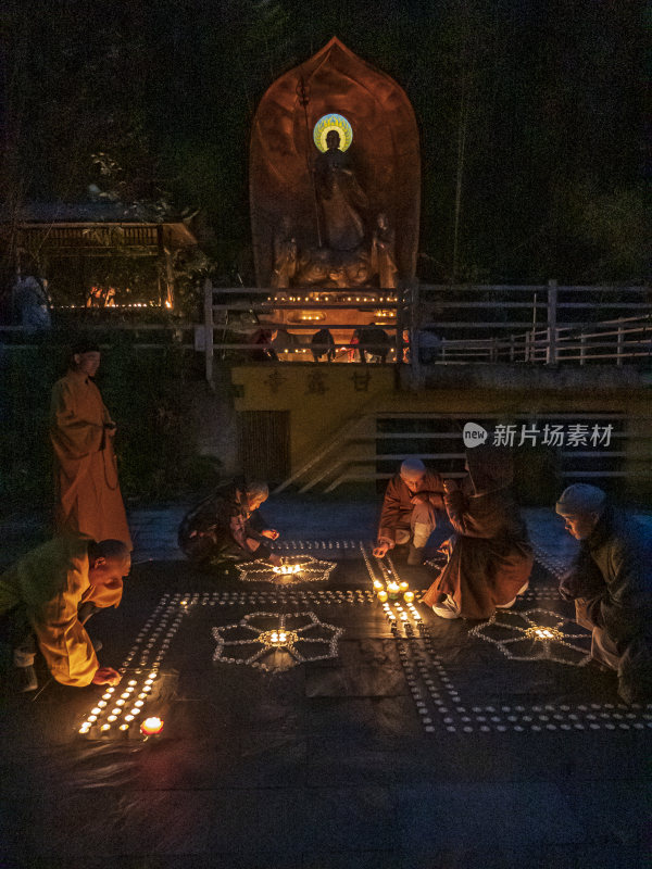 安徽池州九华山甘露寺