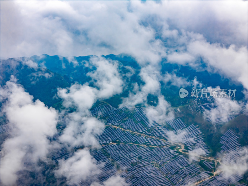 太阳能山地光伏喀斯特地貌