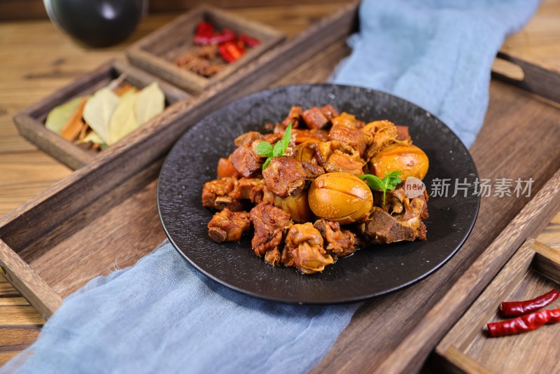 中国菜：鸡蛋烧肉