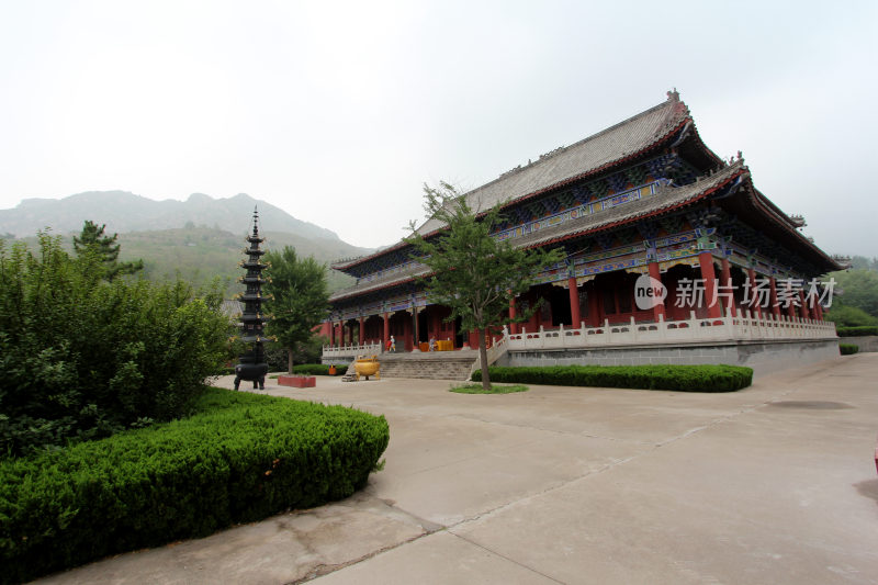 山东著名旅游景点醴泉寺建筑风格