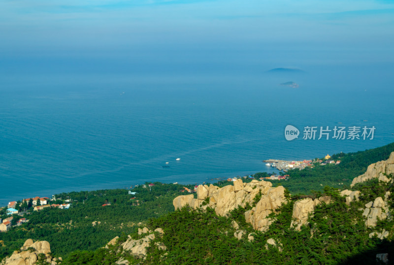 青岛崂山仰口登山看海