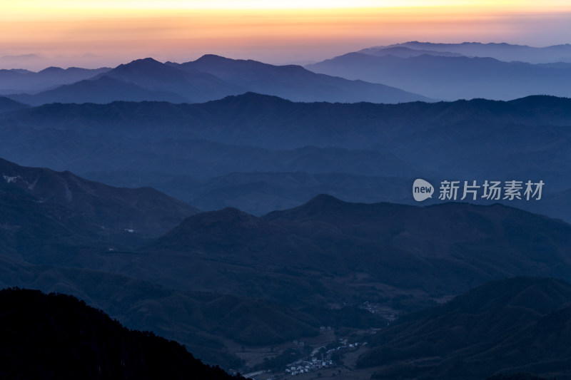 江西武功山日出