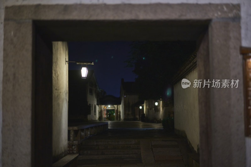 浙江嘉兴乌镇夜景