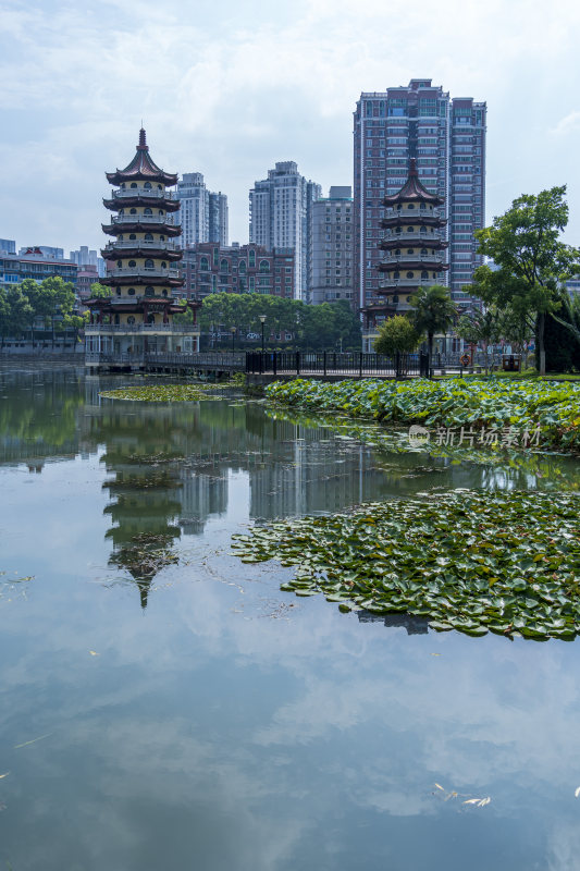 武汉江岸区宝岛公园风景