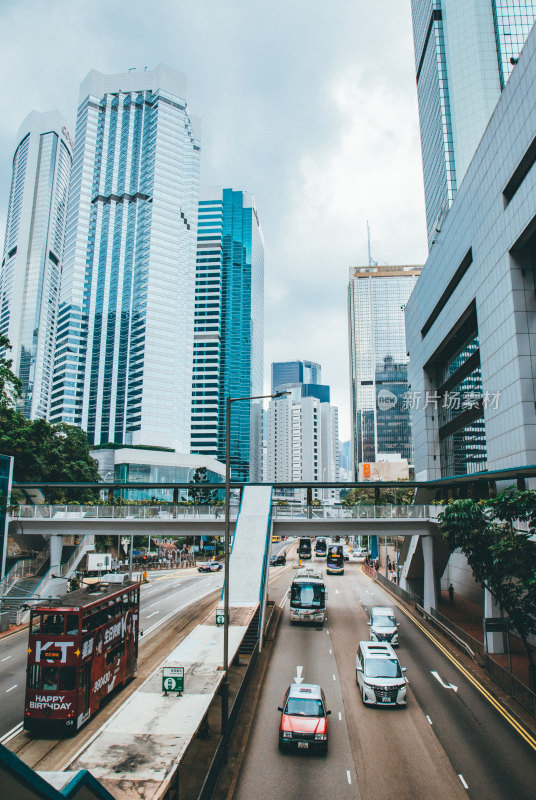 香港中环城市风光