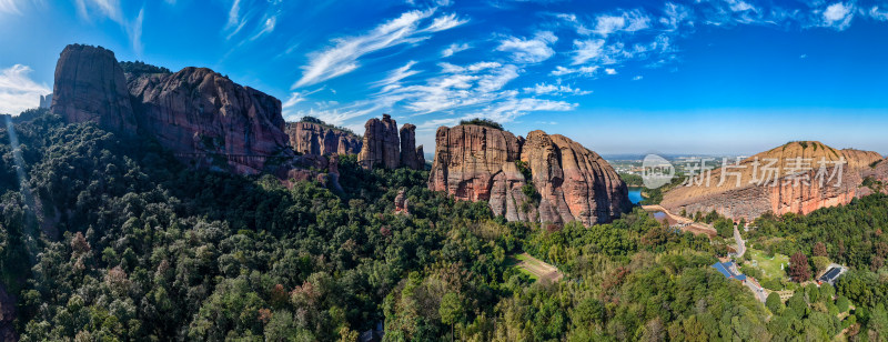 上饶龟山5A景区航拍全景图