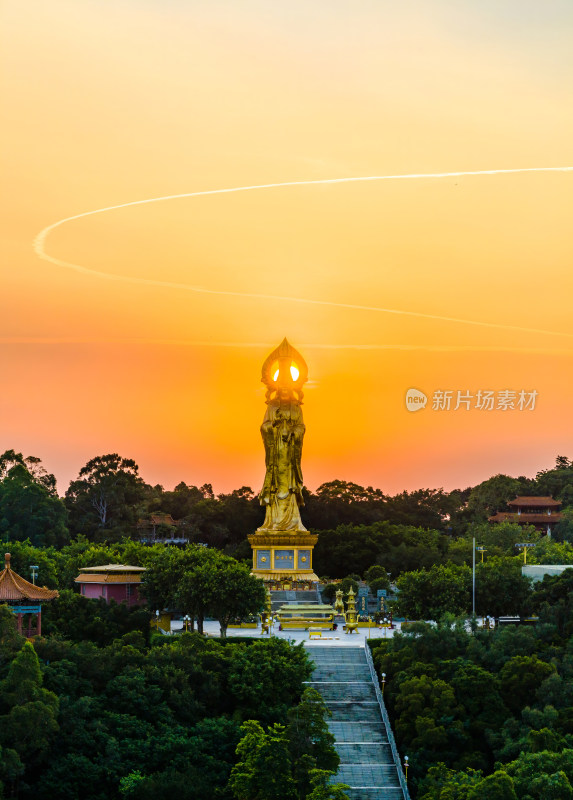 中国广东省广州市番禺区莲花山望海观音