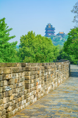 南京狮子山景区风光