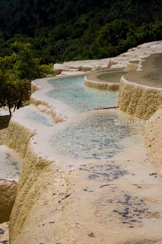 云南,白水台,