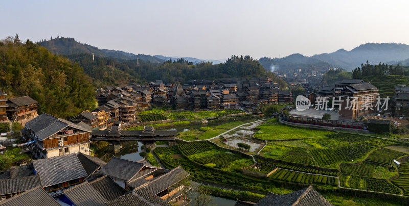 广西柳州市程阳八寨春天风光