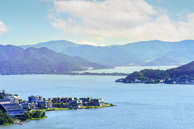 宁波东钱湖风景区空镜