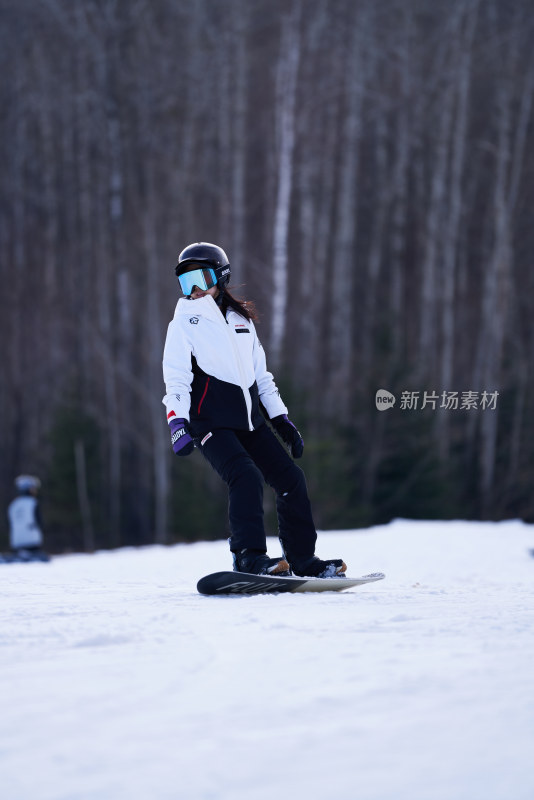 冬季户外滑雪