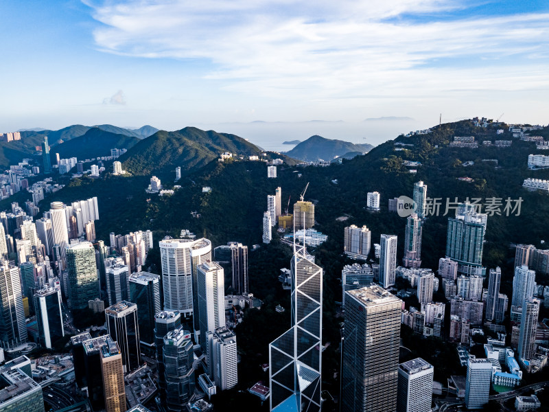 香港中环航拍