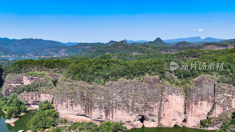 福建泰宁大金湖壁画航拍