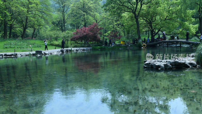 杭州西湖太子湾公园风景